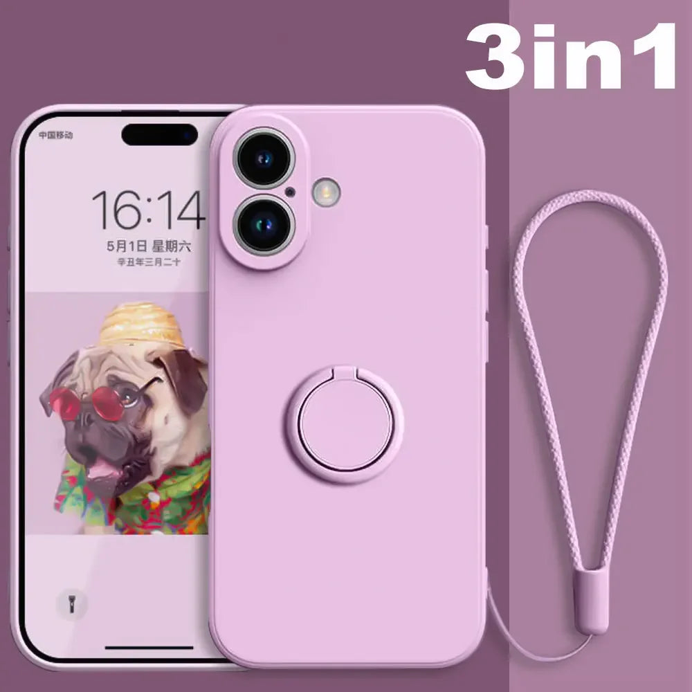 Luxury Magnetic Ring iPhone Case Cover