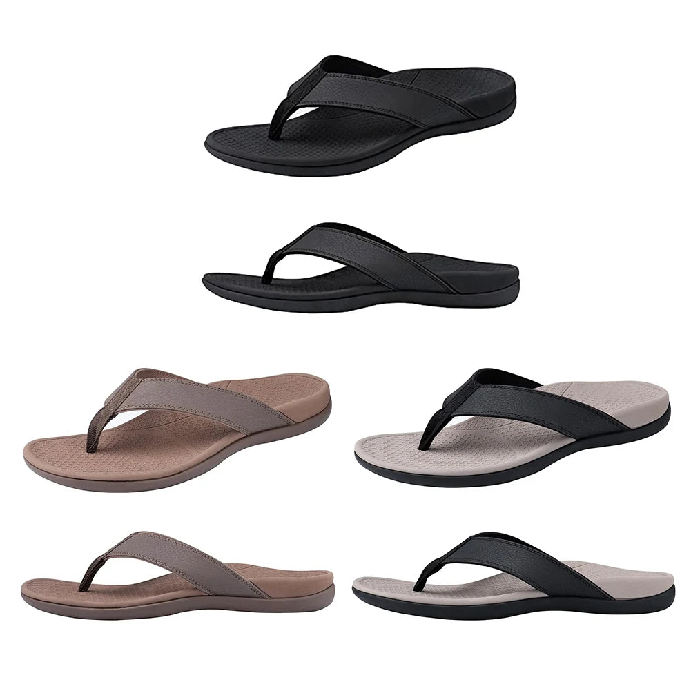 Orthopädische Flip-Flops für Herren mit Fußgewölbeunterstützung