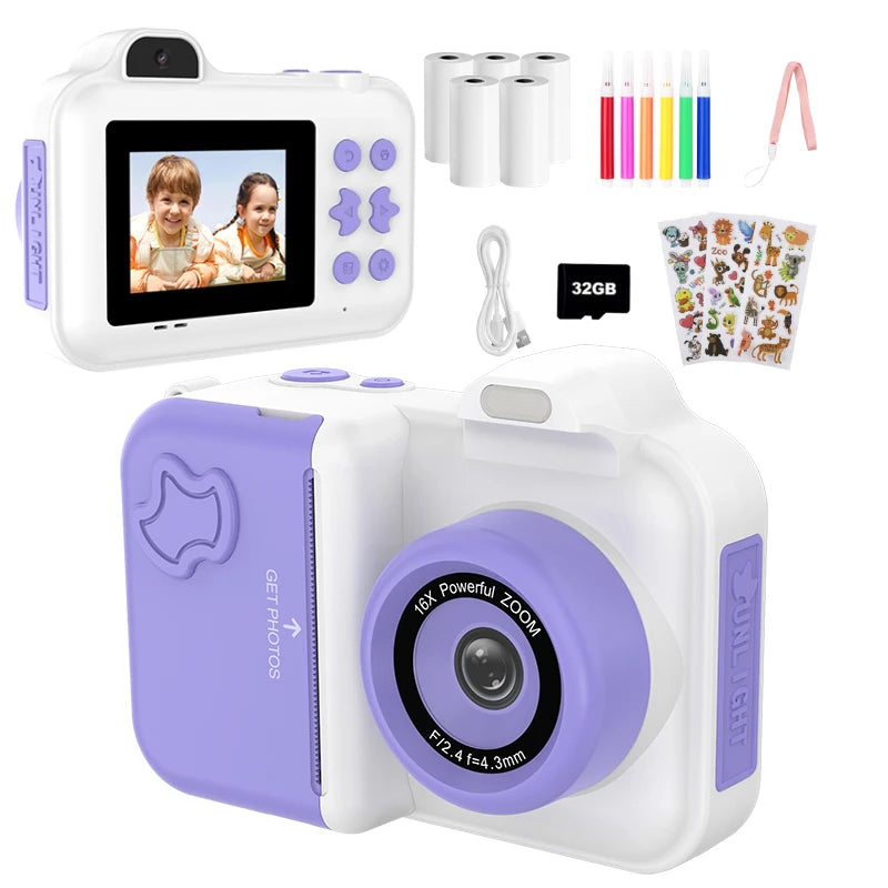 Kids Instant Print Camera – Photo & Video
