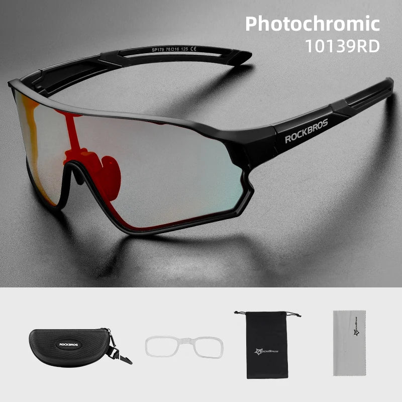 ROCKBROS Photochromic Cycling Glasses UV400