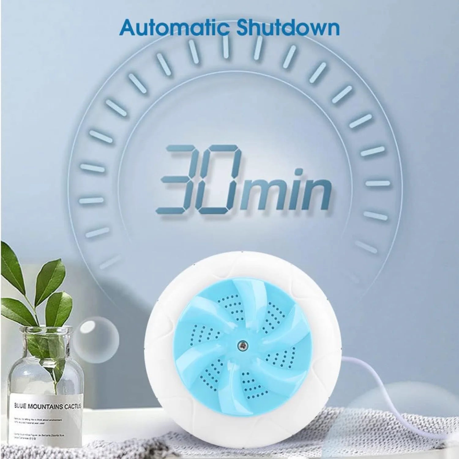 Portable Mini Ultrasonic Turbo Washer