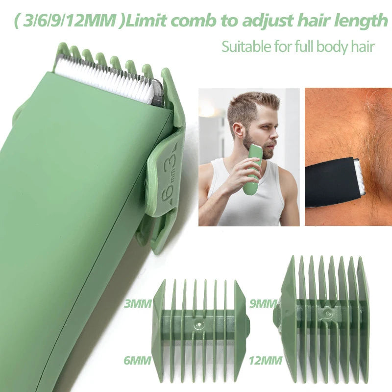 Men’s Waterproof Body & Ball Hair Trimmer