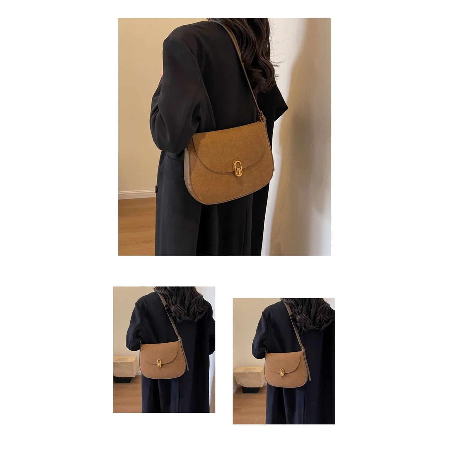 2025 Retro Women’s Saddle Crossbody Bag