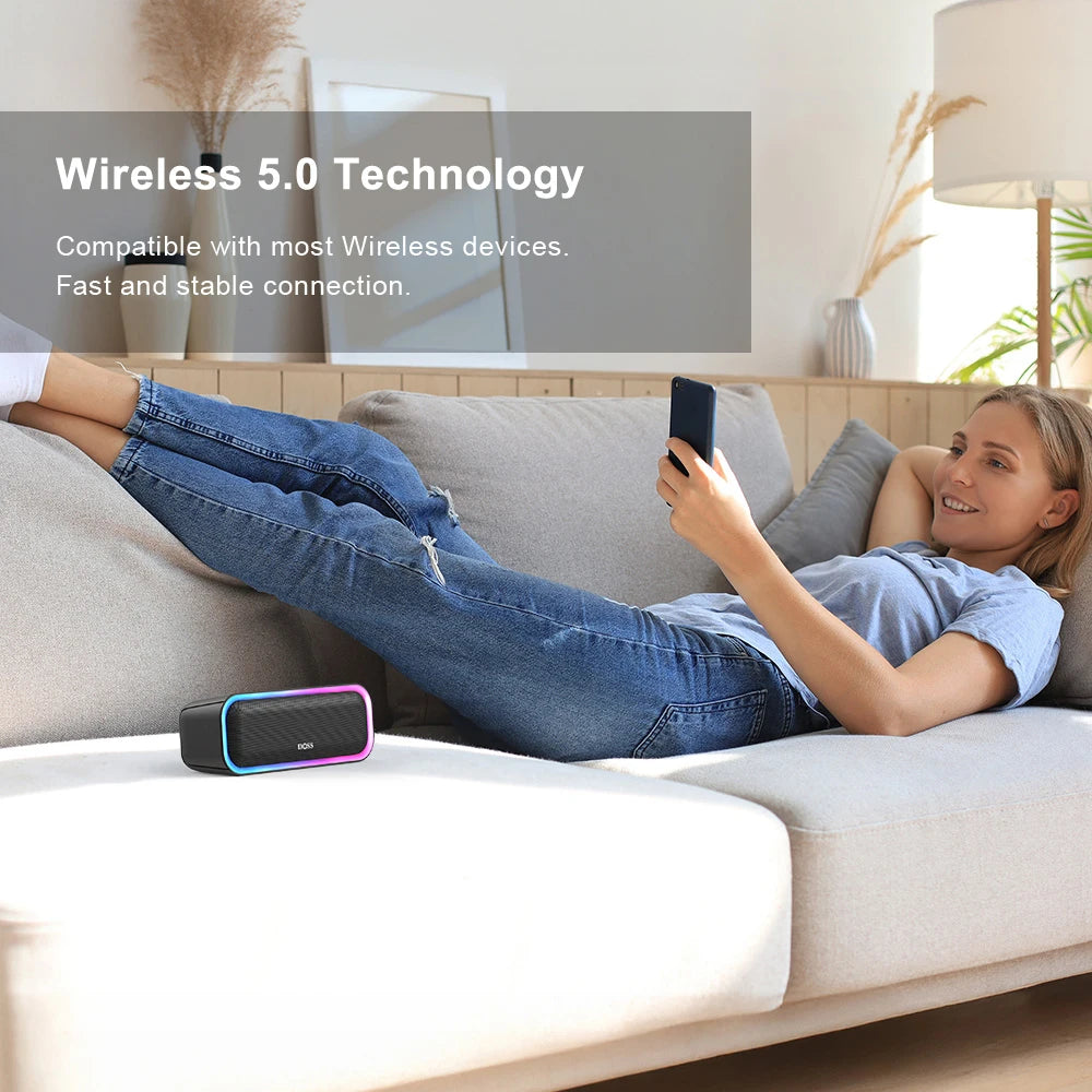 DOSS Bluetooth 5.0 Lautsprecher 20W Wasserdicht