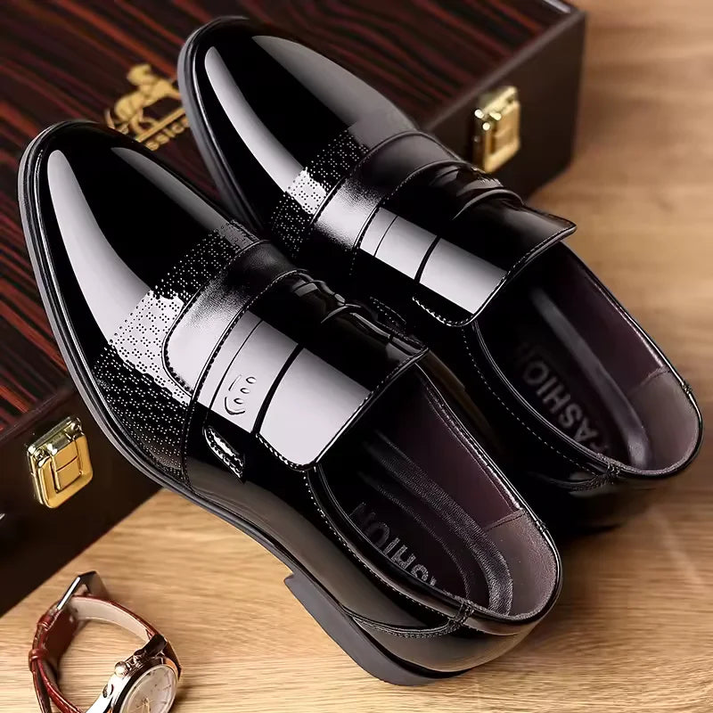 Men's Casual Leather Formal Dress Shoes