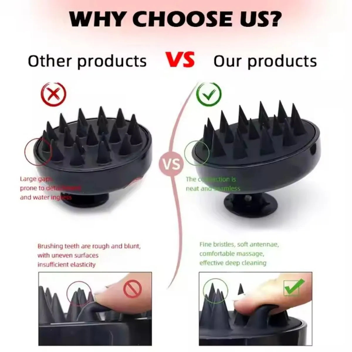 Soft Airbag Scalp Cleansing Brush