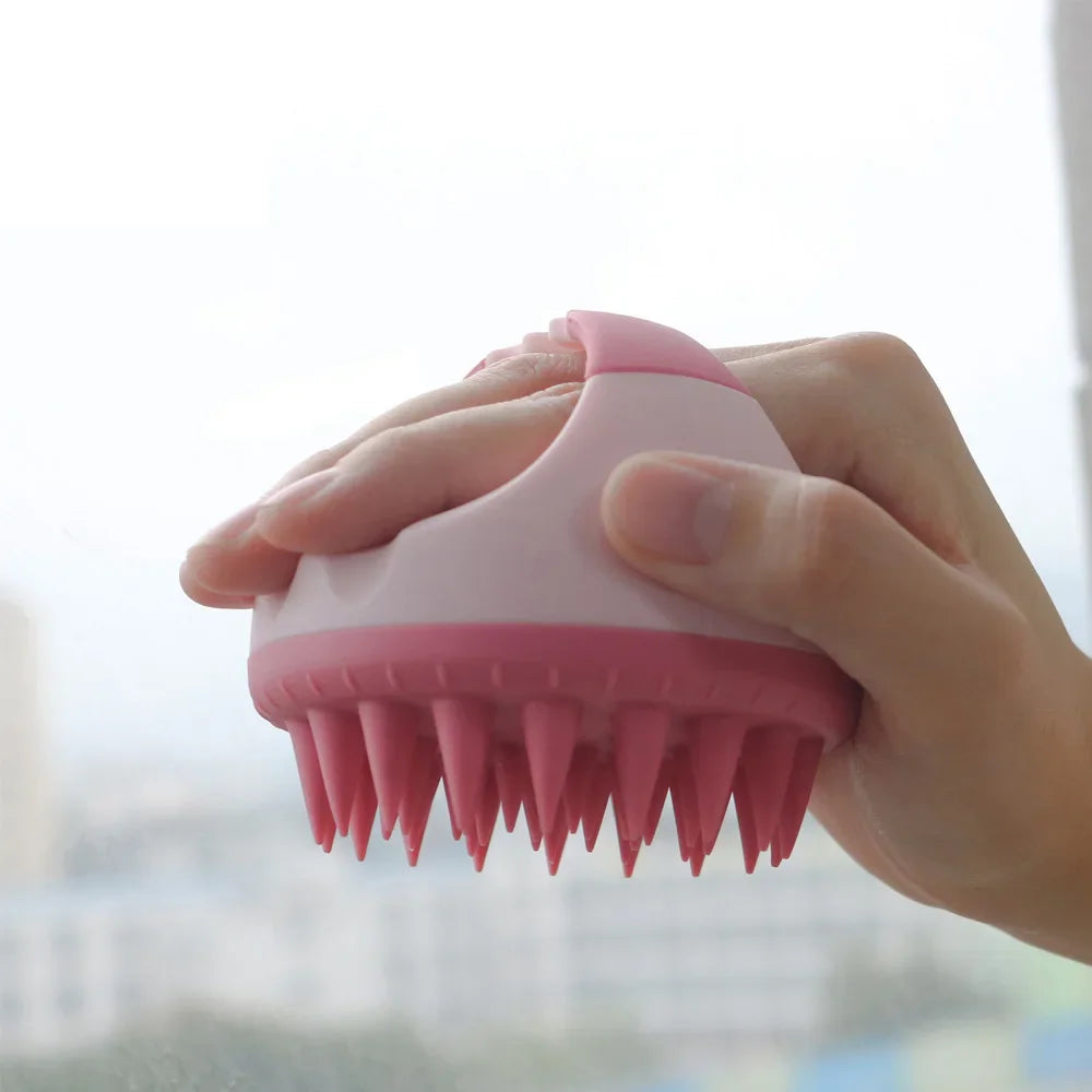 Silicone Shampoo Scalp Massage Brush
