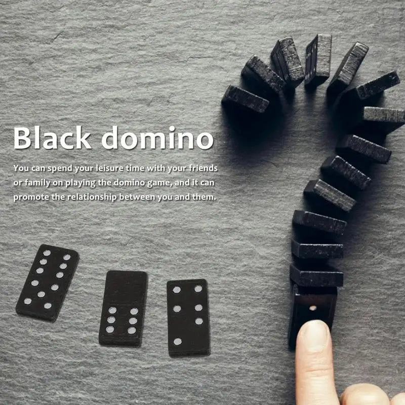 28pcs Wooden Domino Game for Kids