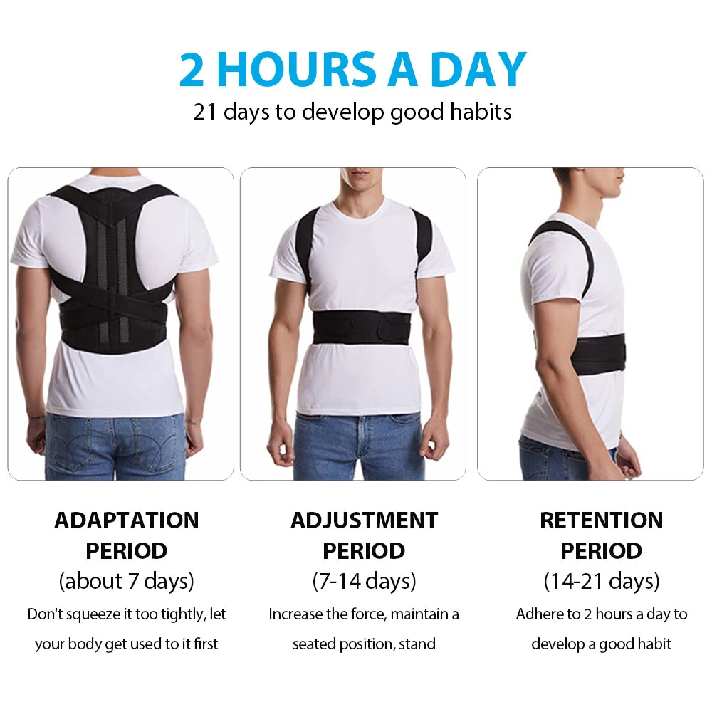 Adjustable Back Brace Posture Corrector