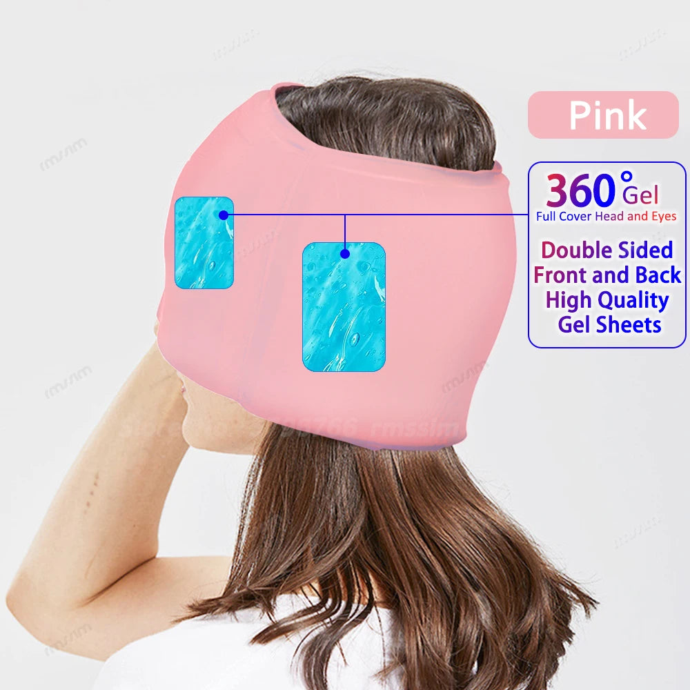 Migraine Relief Gel Therapy Hat Cap