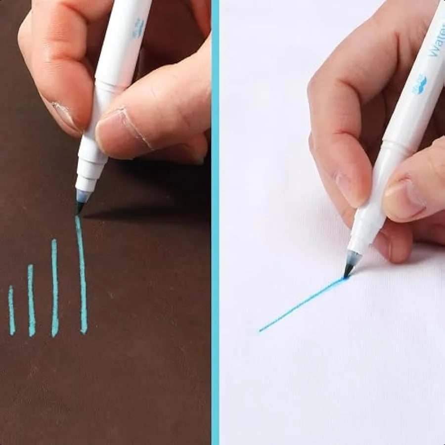 5 Pack Blue Fabric Markers – Water Erasable