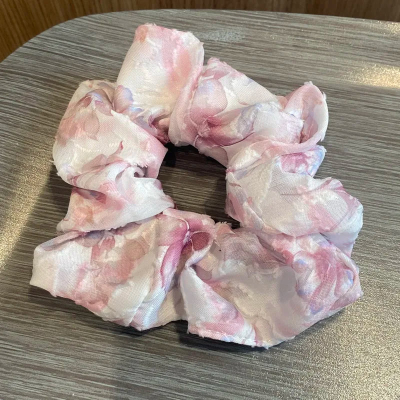 Elegant Satin Silk Hair Scrunchies