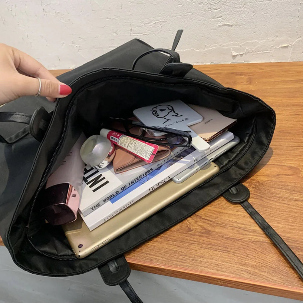 Nylon Large Shoulder Handbag for Women