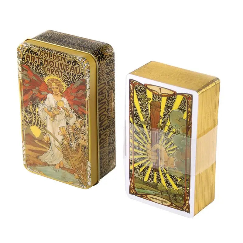 Golden Art Tarot Deck – 78 Cards