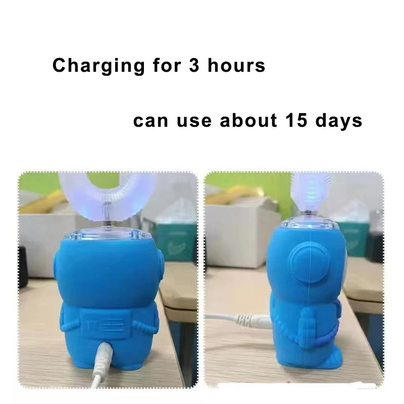 360° U-förmige elektrische Kinderzahnbürste