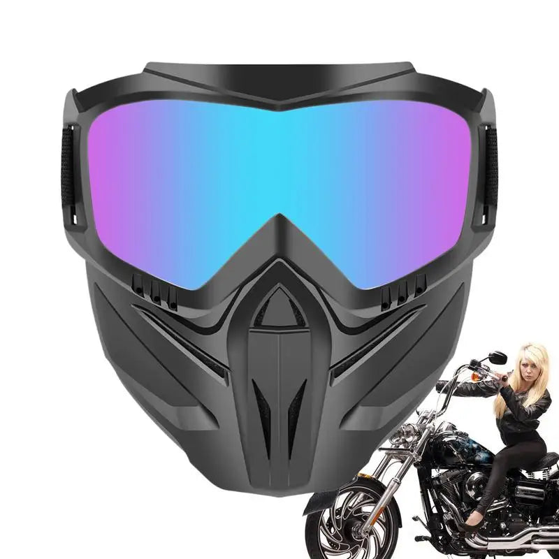 ATV-Brille mit verstellbarer Gesichtsmaske