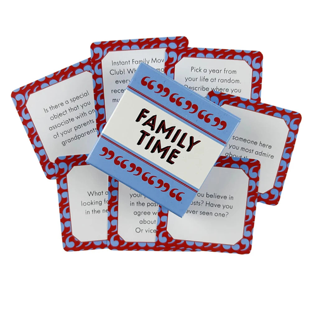Family Time – 50 Card Game for Parties