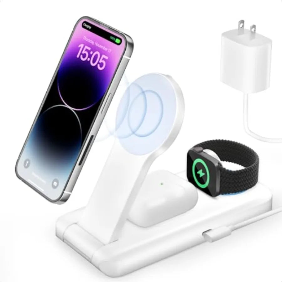 3-in-1 Foldable MagSafe Charging Station