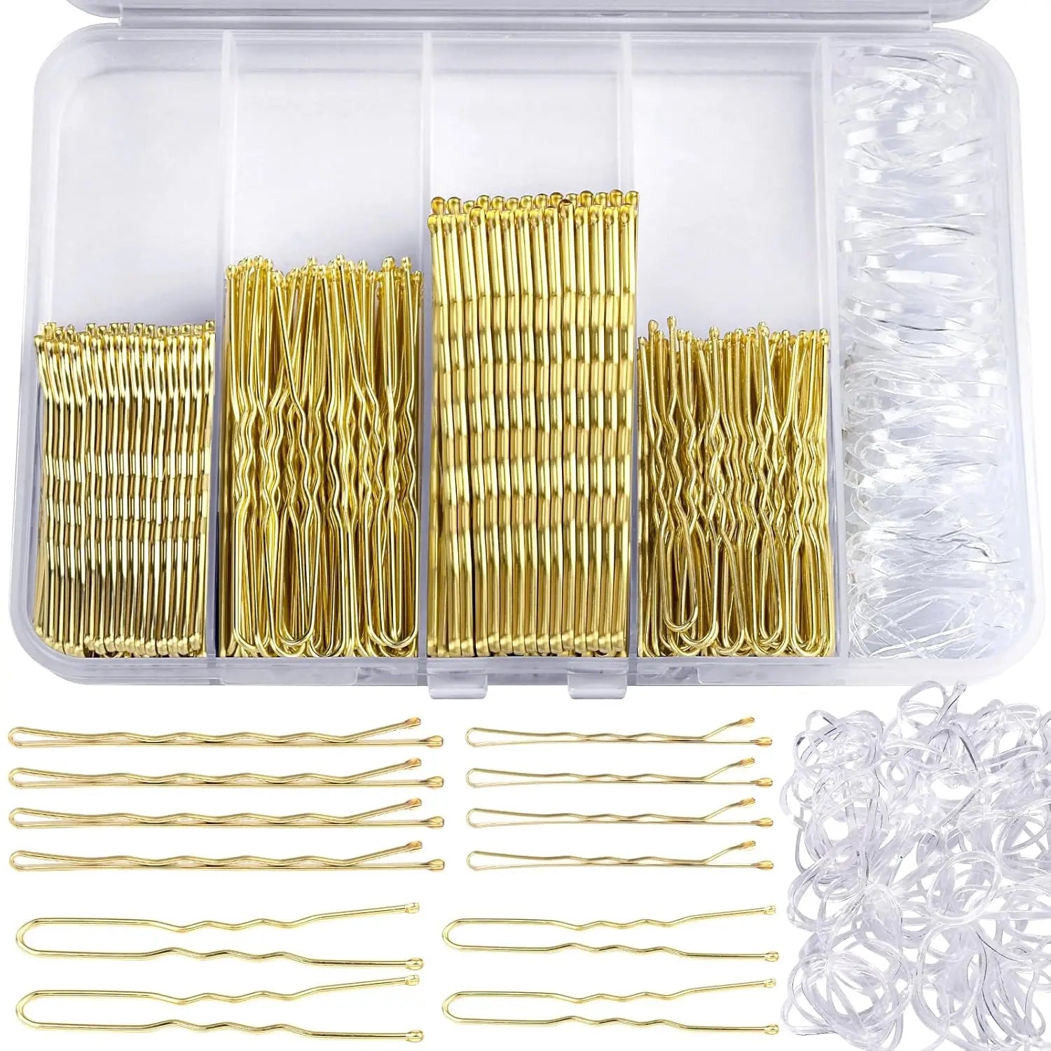 300 Pcs Hair Clip & Bobby Pin Set