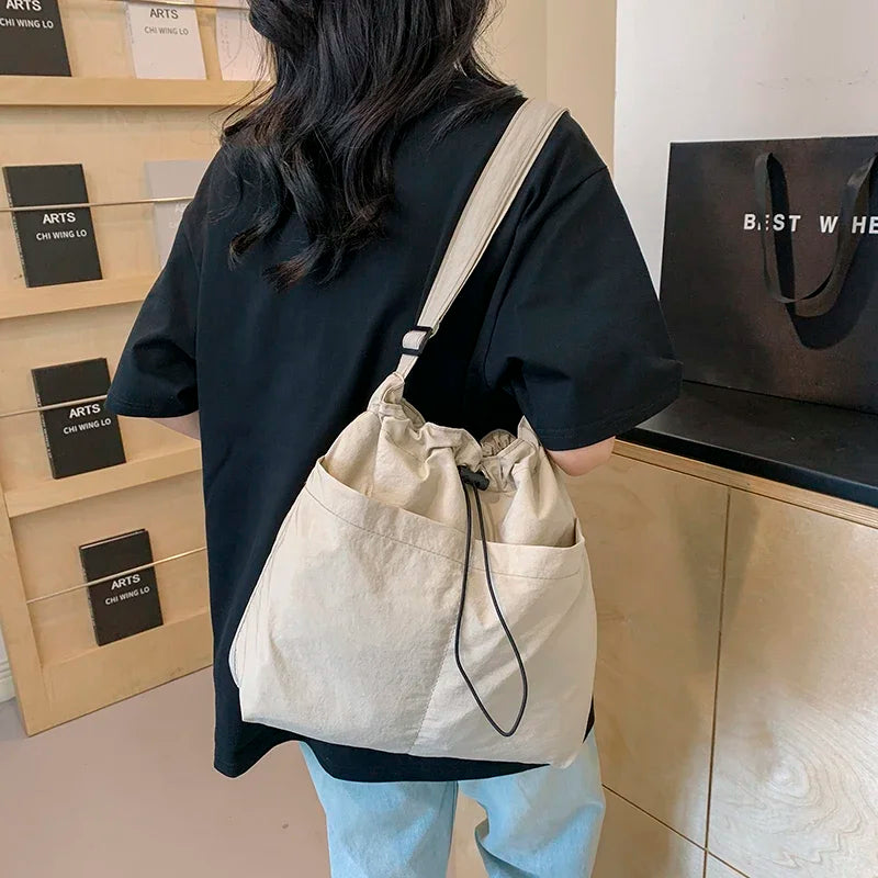 Women's Large Nylon Crossbody Bag