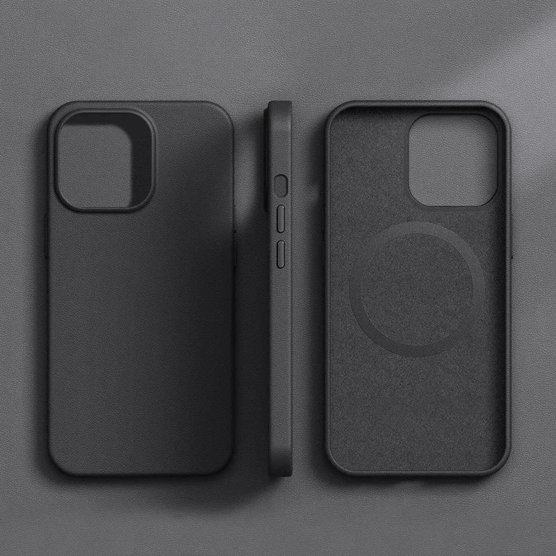 Leather MagSafe iPhone Case Cover