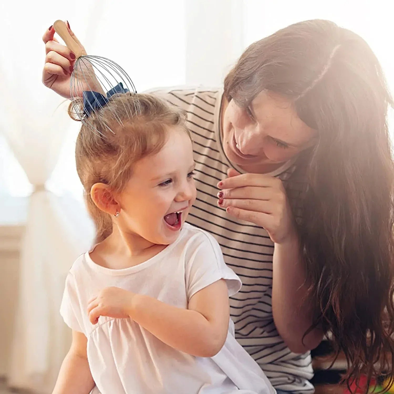 Octopus Head Massager with 24 Fingers