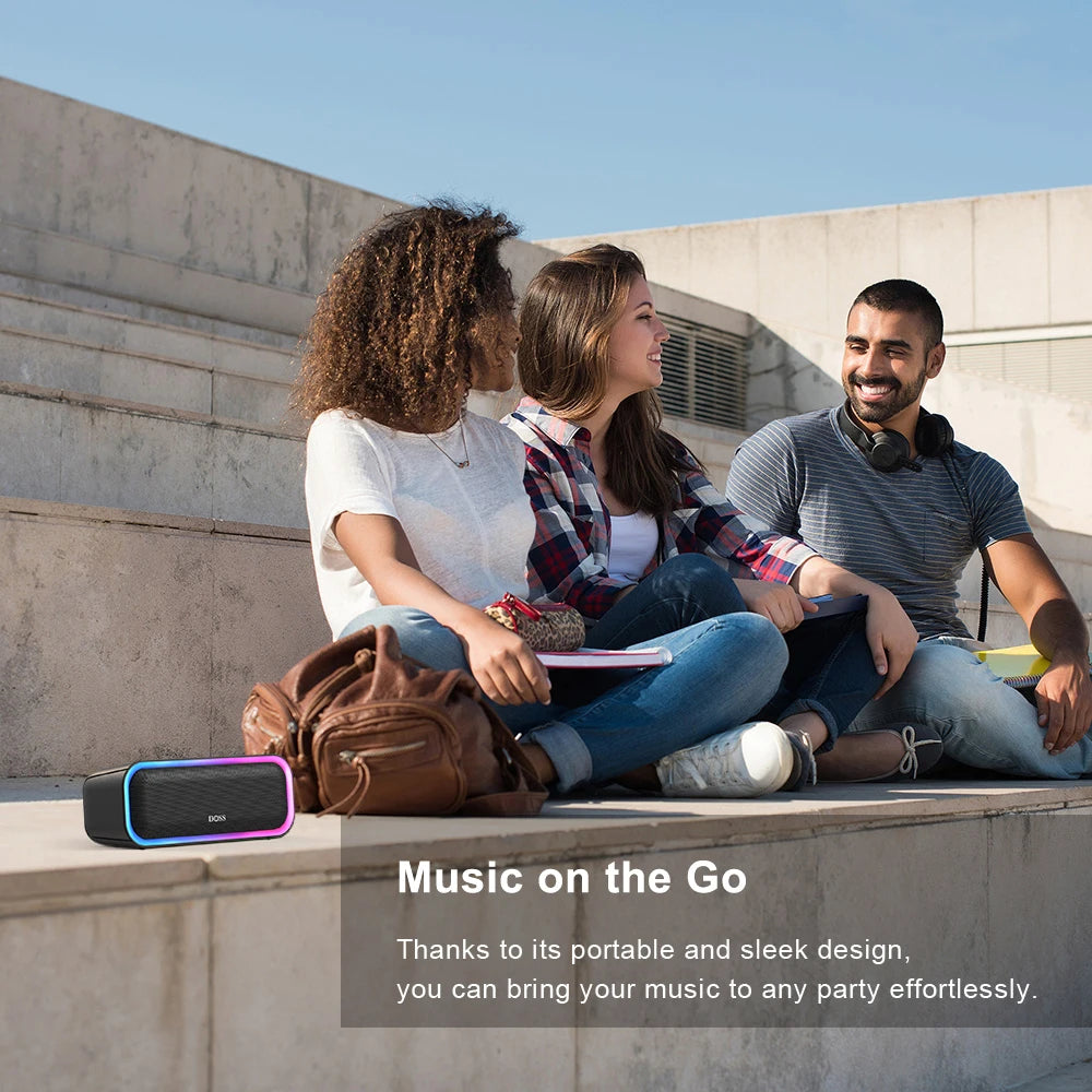 DOSS Bluetooth 5.0 Speaker 20W Waterproof