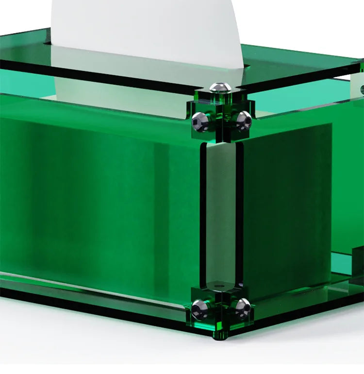 Acrylic Industrial Tissue Holder Box