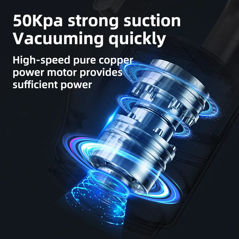 Wireless Wet Dry Handheld Car Vacuum