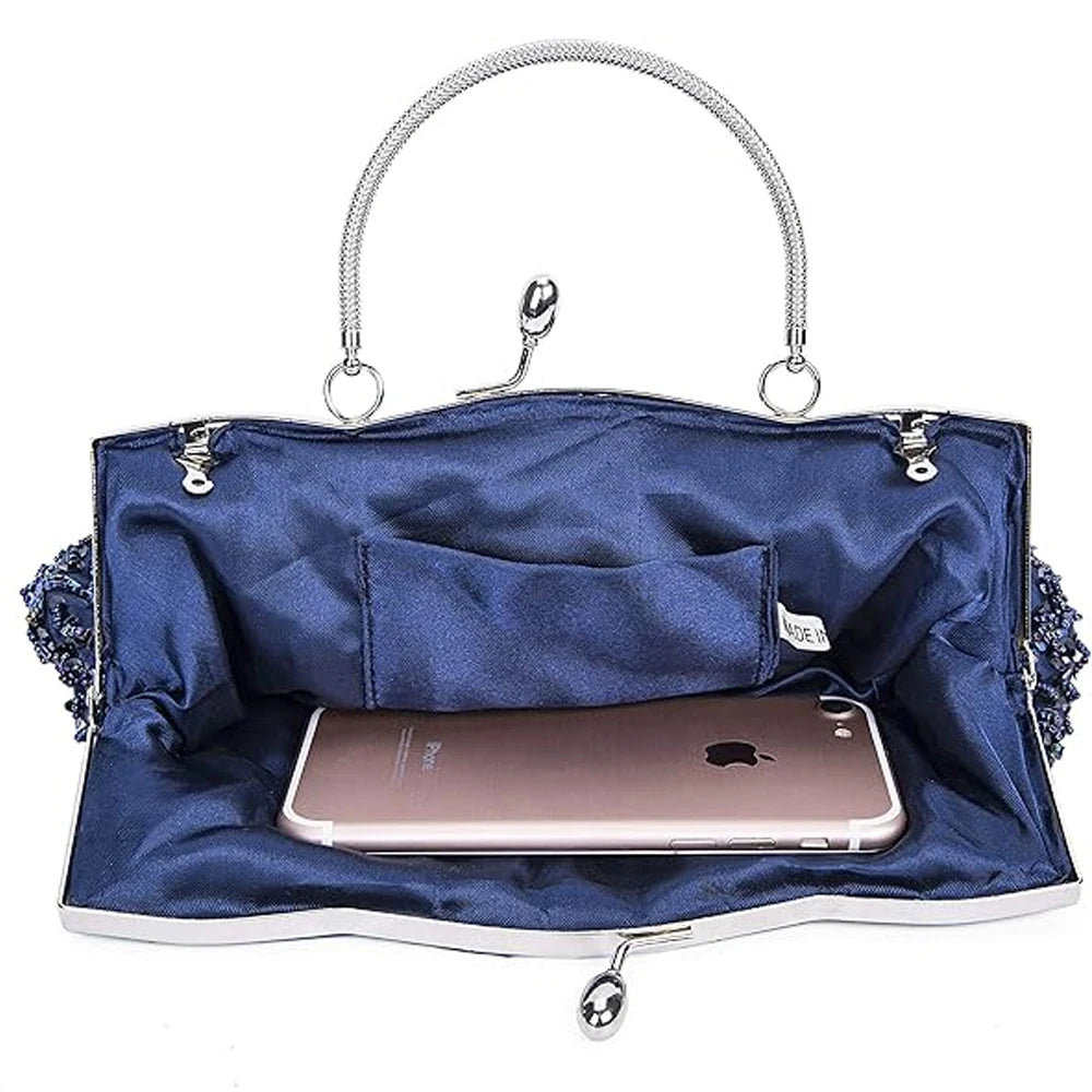 Retro Beaded Women’s Evening Clutch Bag