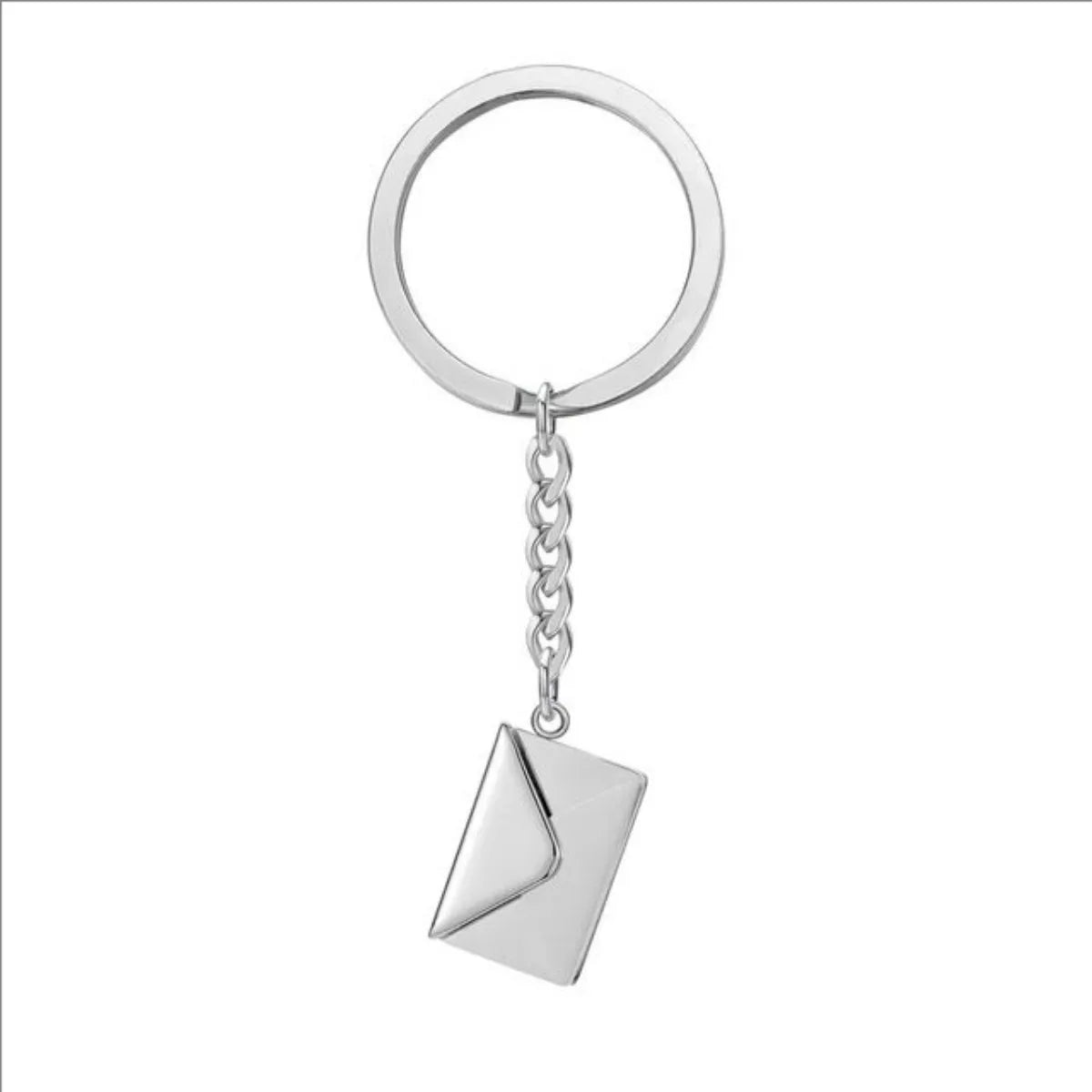 Custom Mirror Titanium Love Letter Keyring