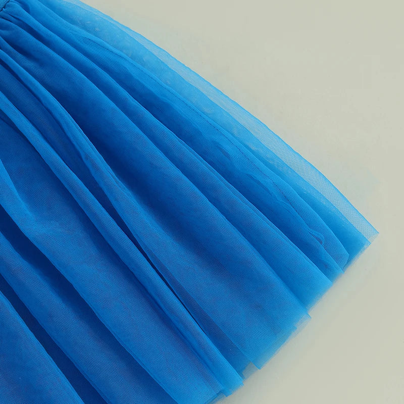 Tüllkleid für Kleinkinder zum 4. Juli