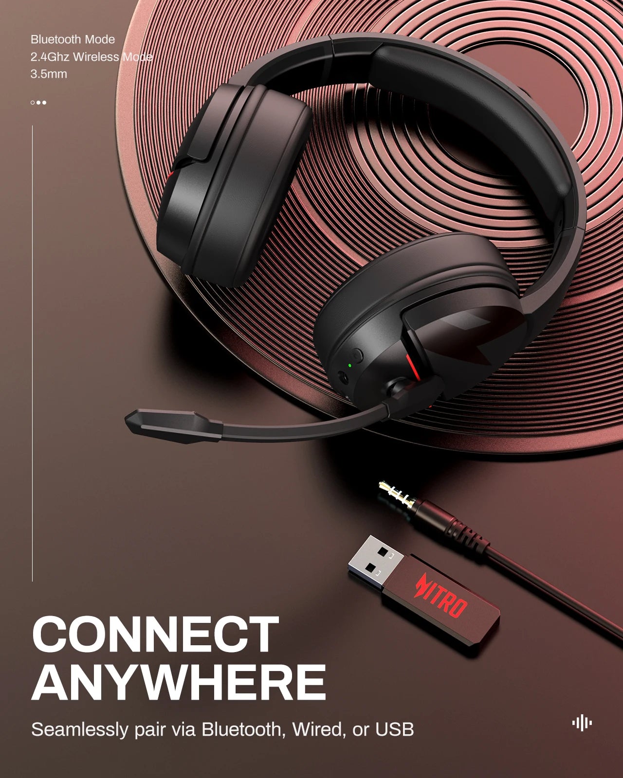 Acer K2 Wireless Gaming Headset 2.4GHz