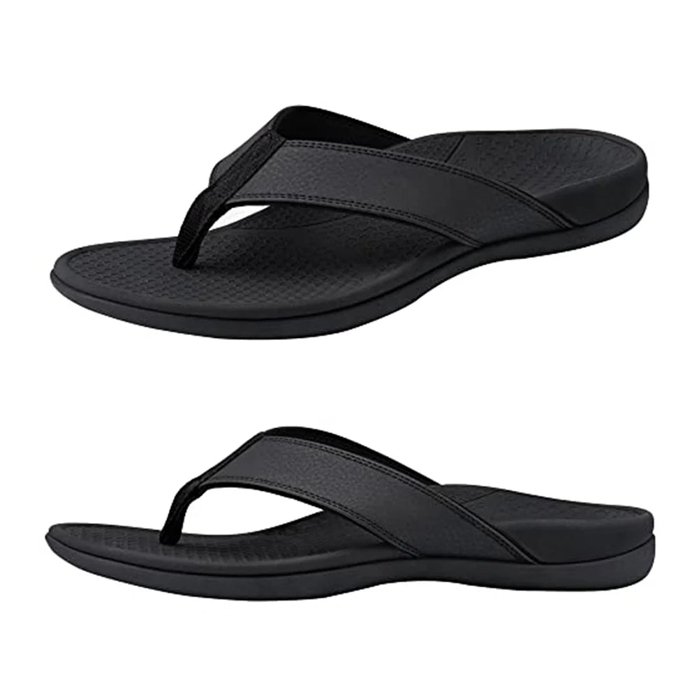 Men Orthotic Flip Flops Arch Support Sandals