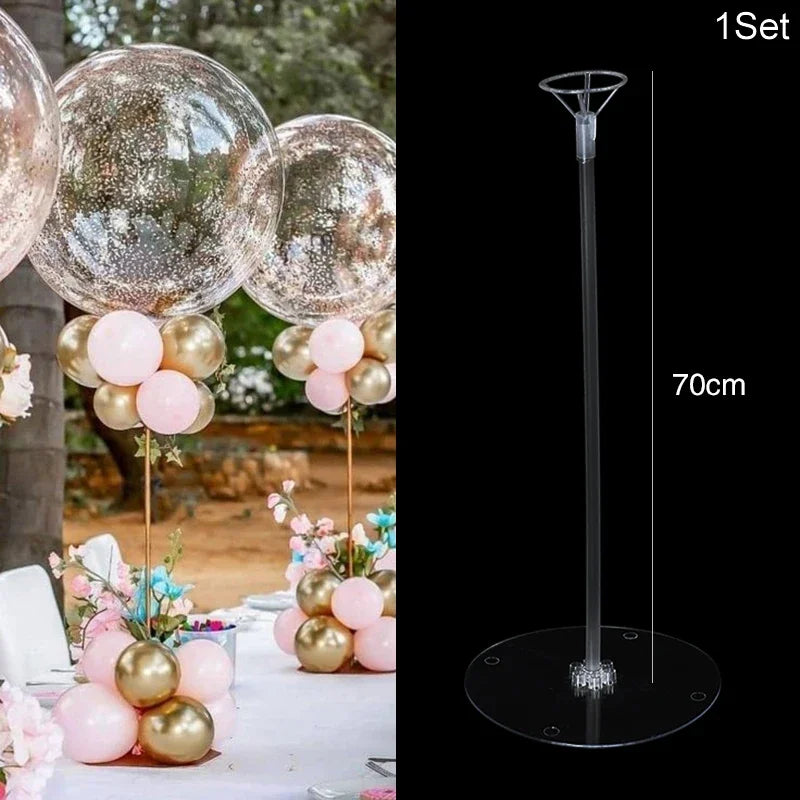 7-Tube Balloon Stand Holder Column