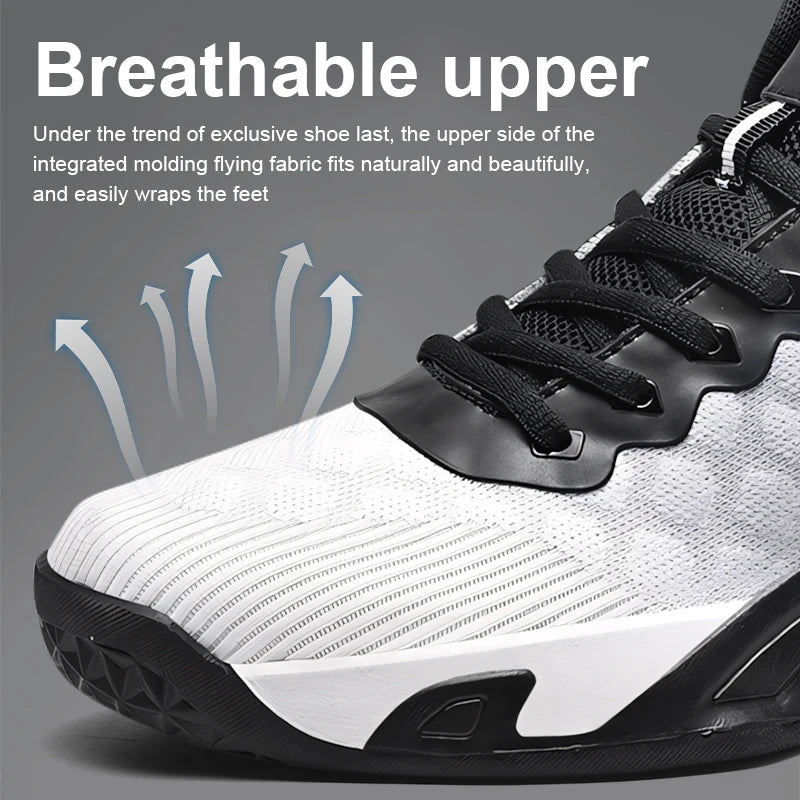 Men's Breathable Non-Slip Basketball Sneakers