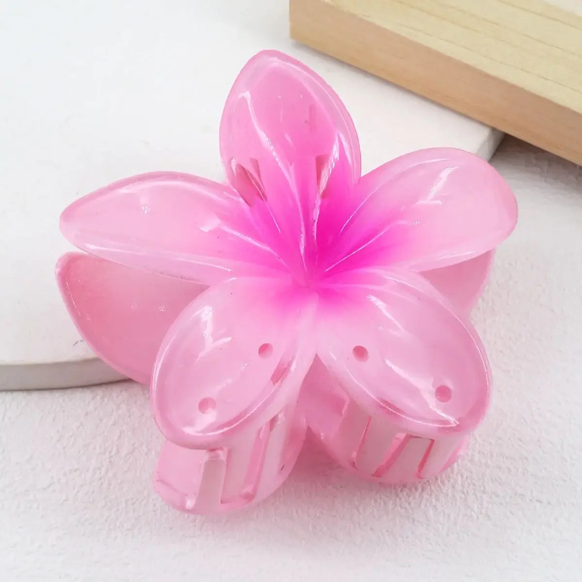 Gradient Flower Hair Accessories Set