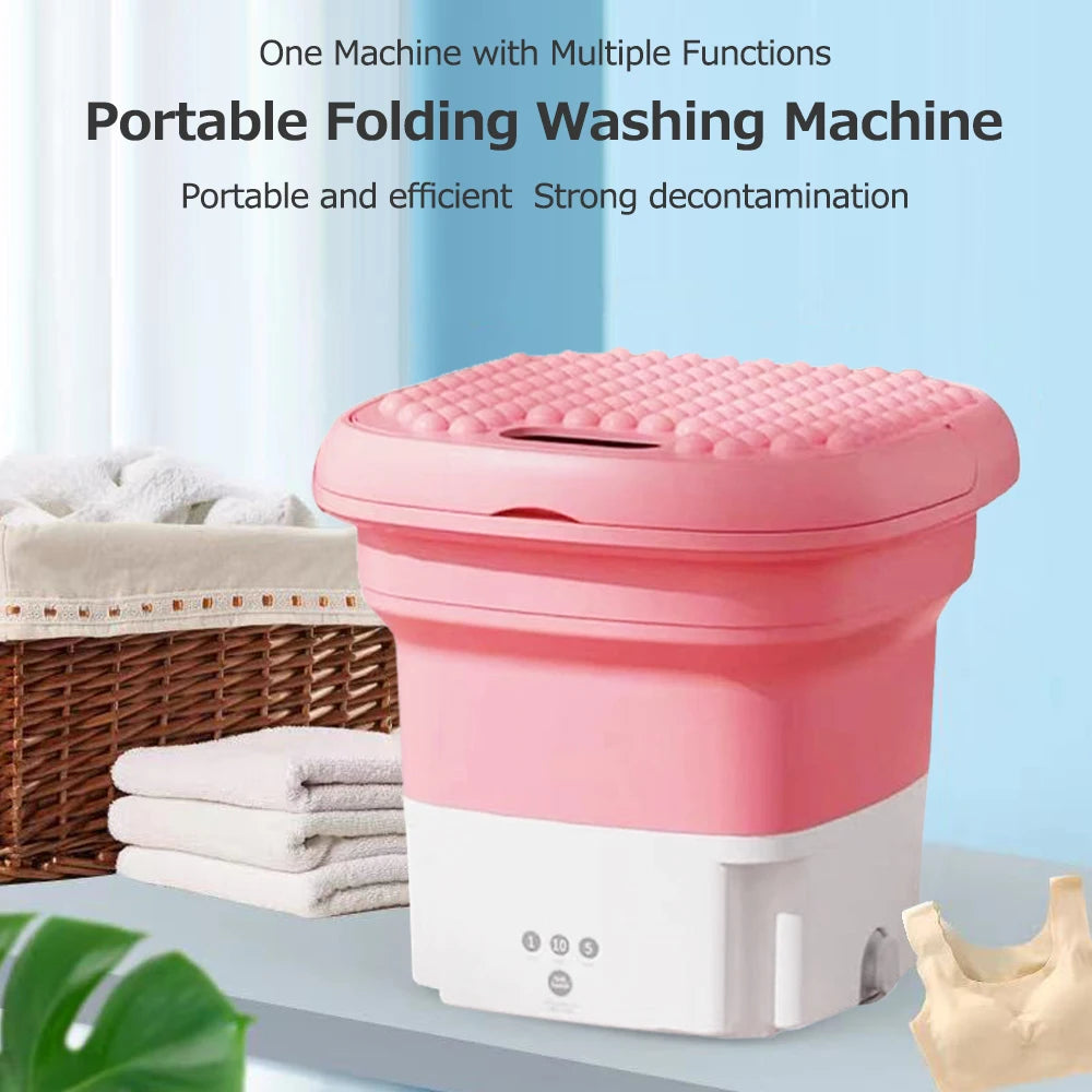 Portable Folding Ultrasonic Washing Machine