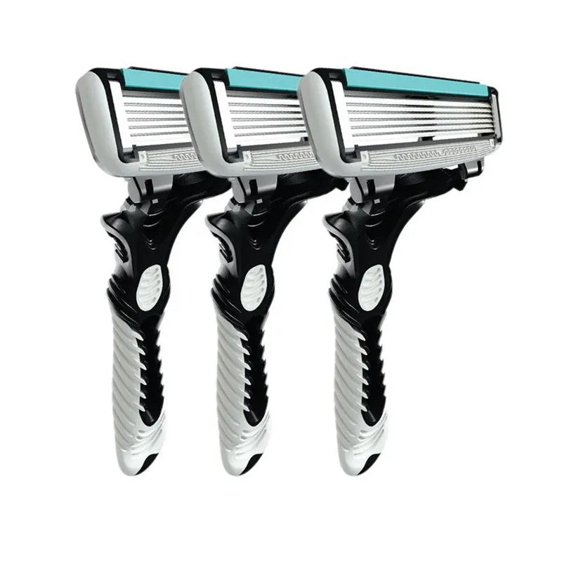 Manual Razor with 6-Layer Sharp Blades