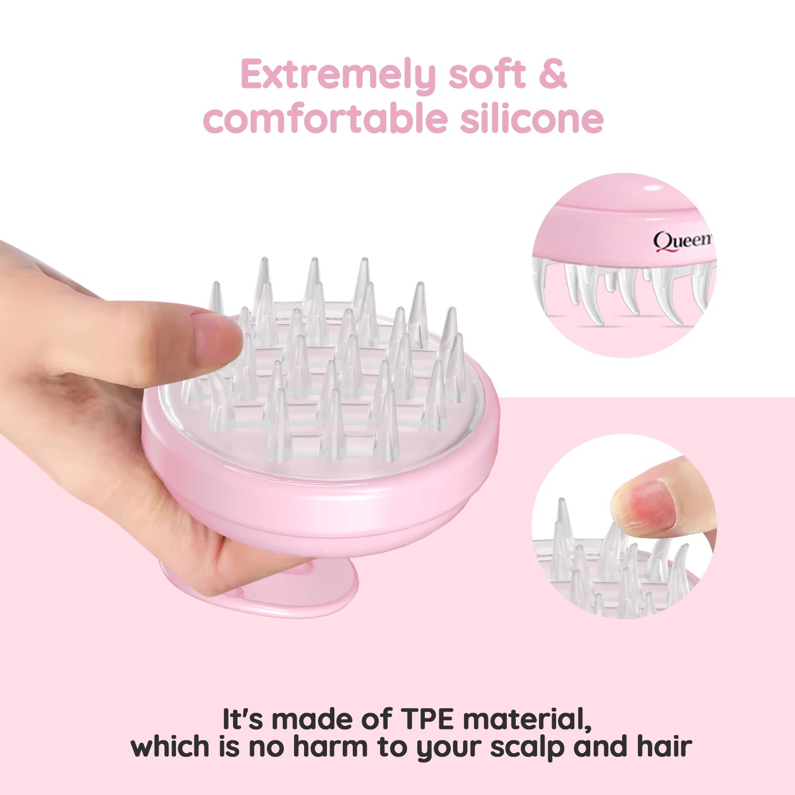 Electric Silicone Waterproof Scalp Massager