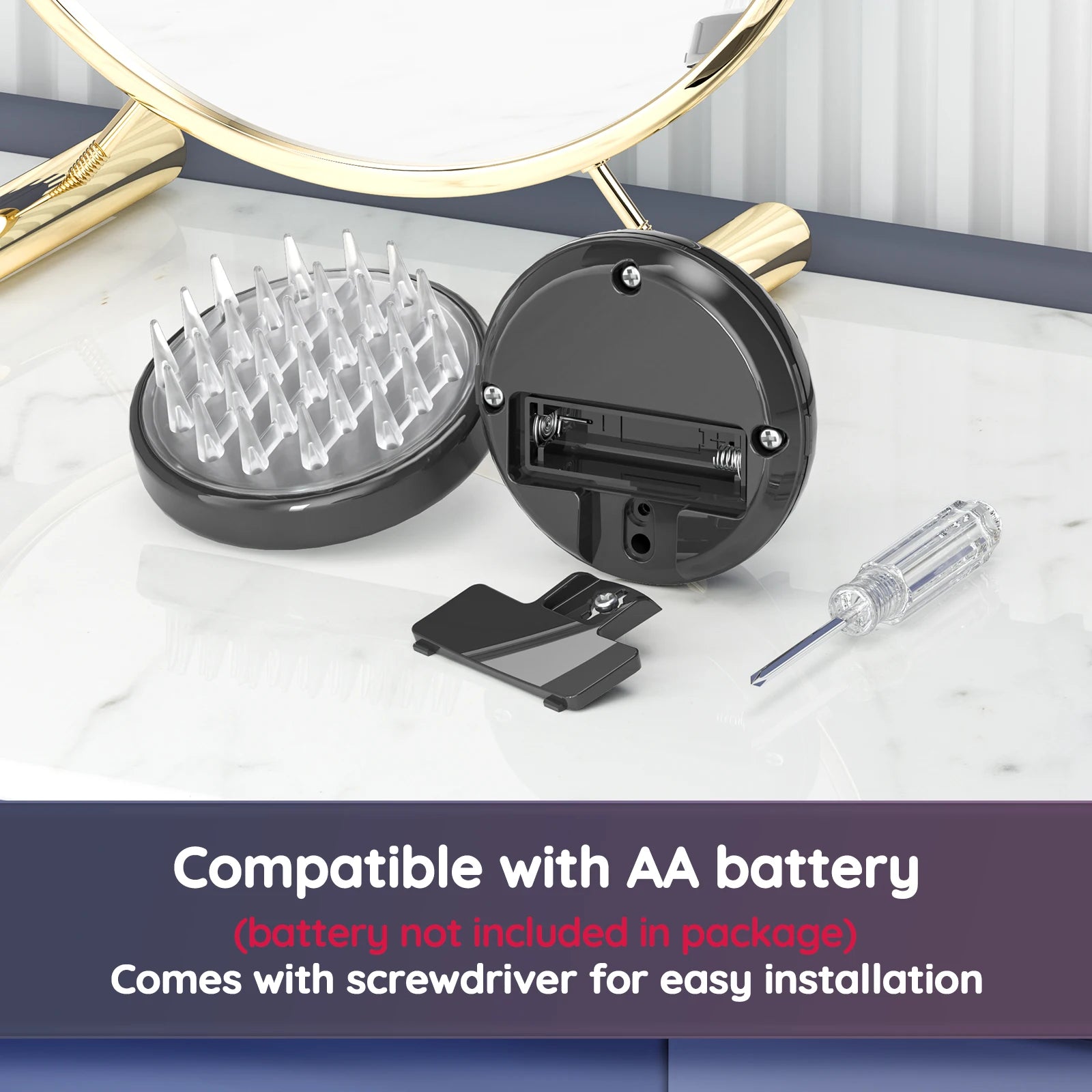 Wireless Electric Scalp Massager Comb