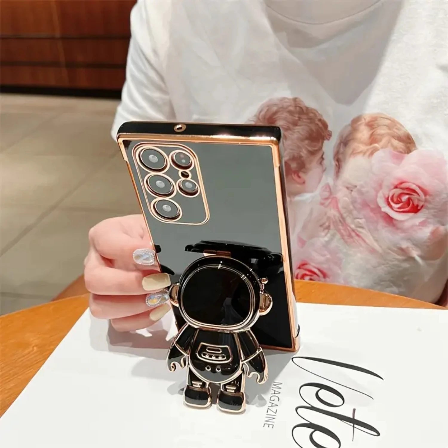 Astronaut Electroplating Galaxy Ultra Case