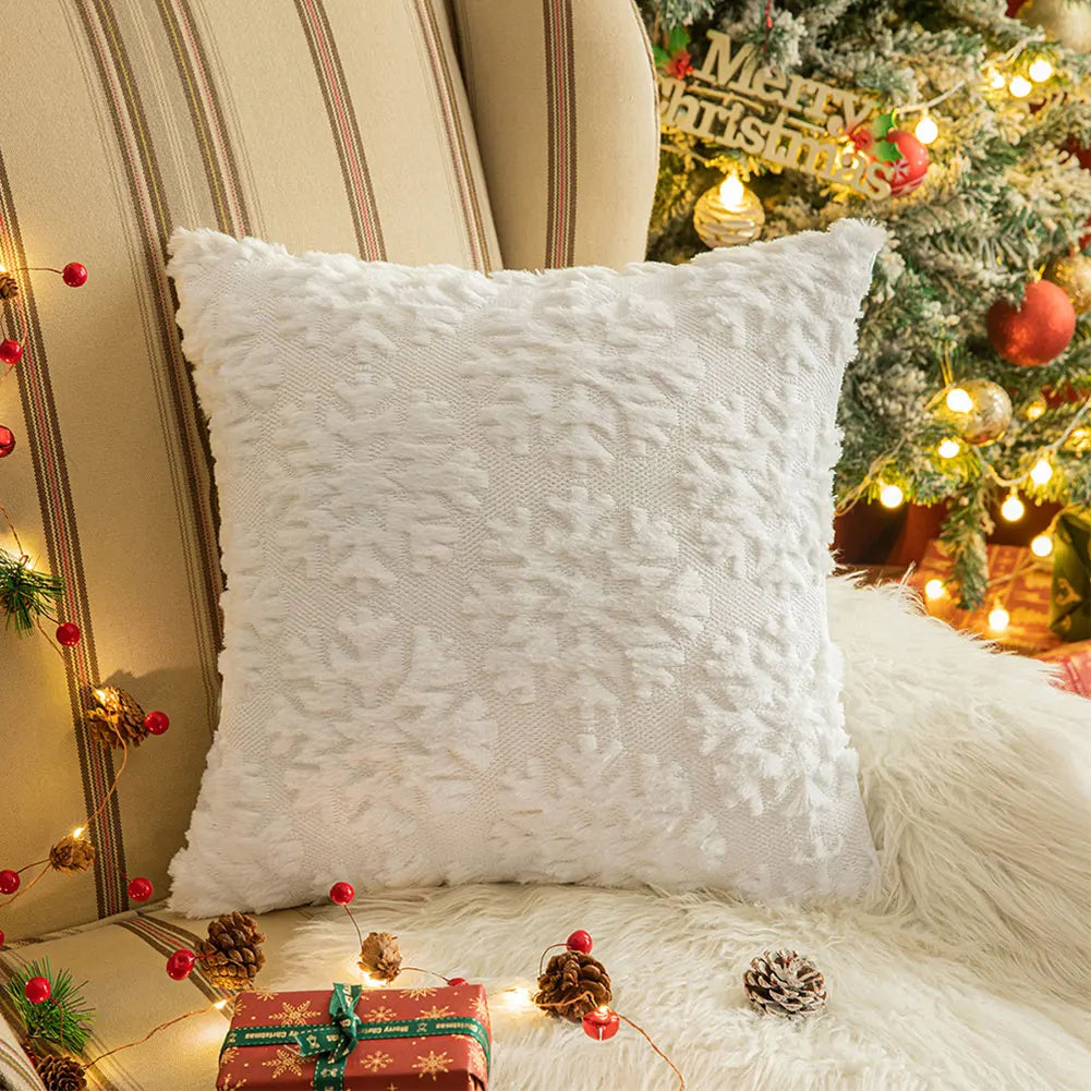 Christmas Tree Plush Pillow Covers 45x45