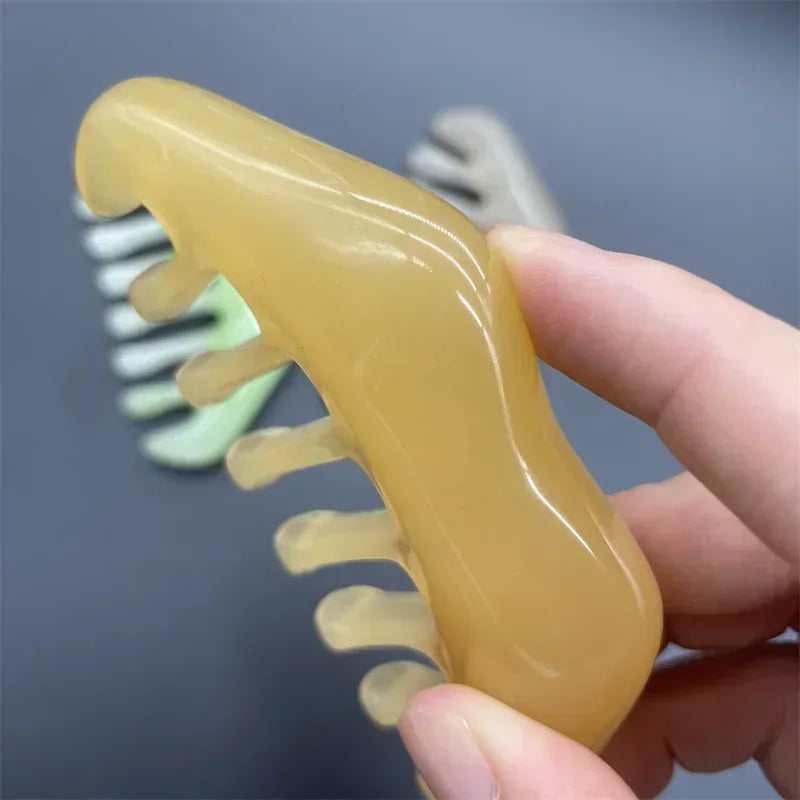 Resin Gua Sha Head & Body Massage Comb