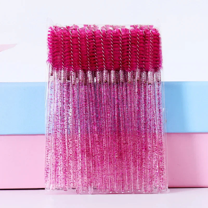 50pcs Disposable Eyelash Brush Set