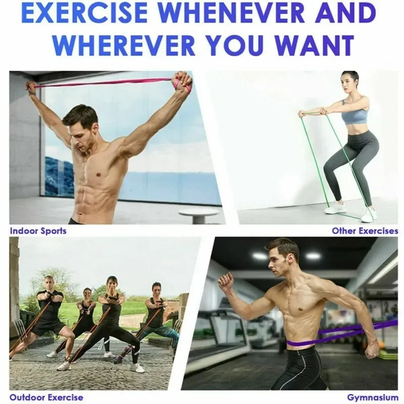 Elastische Widerstandsbänder für das Training