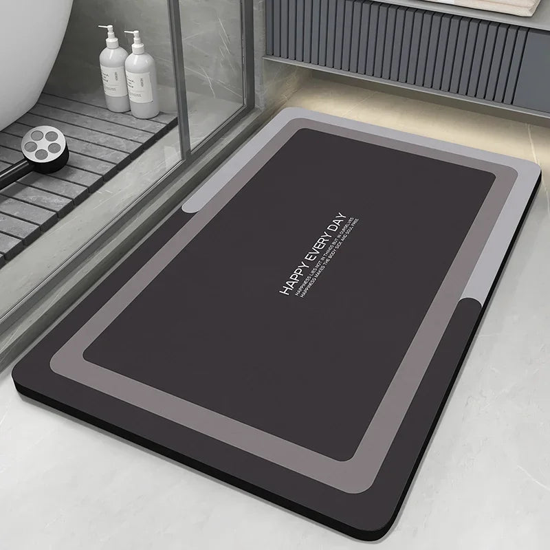Quick-Dry Absorbent Bathroom Floor Mat