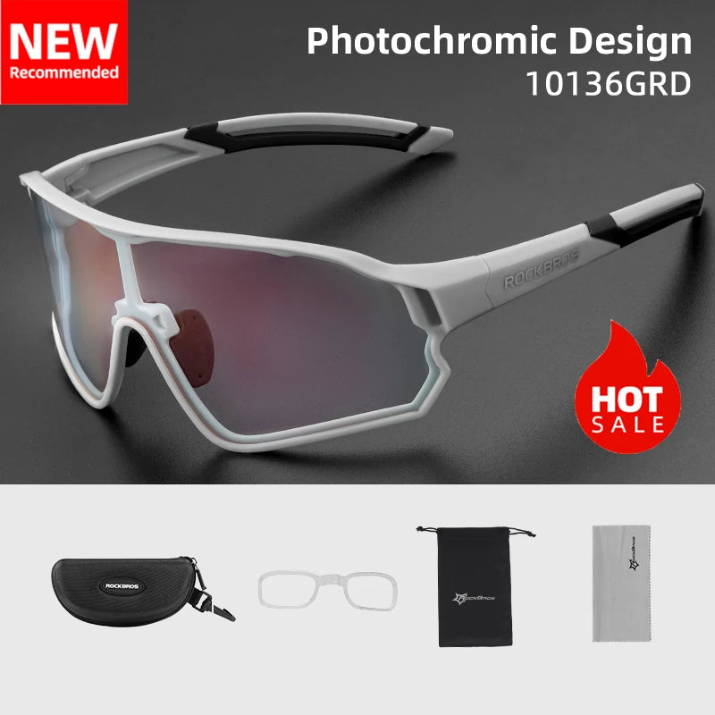 ROCKBROS Photochromic Cycling Glasses UV400