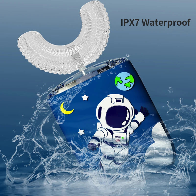 360° U-förmige elektrische Kinderzahnbürste