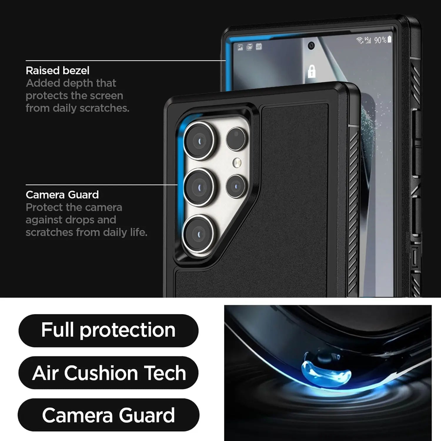 Slim Dual Layer Rugged S24 Ultra Case